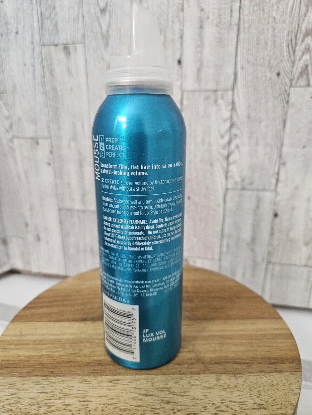 John Frieda VOLUME LIFT AIR WHIPPED FOAM Mousse Fine or Flat Hair 7.5 oz 212g